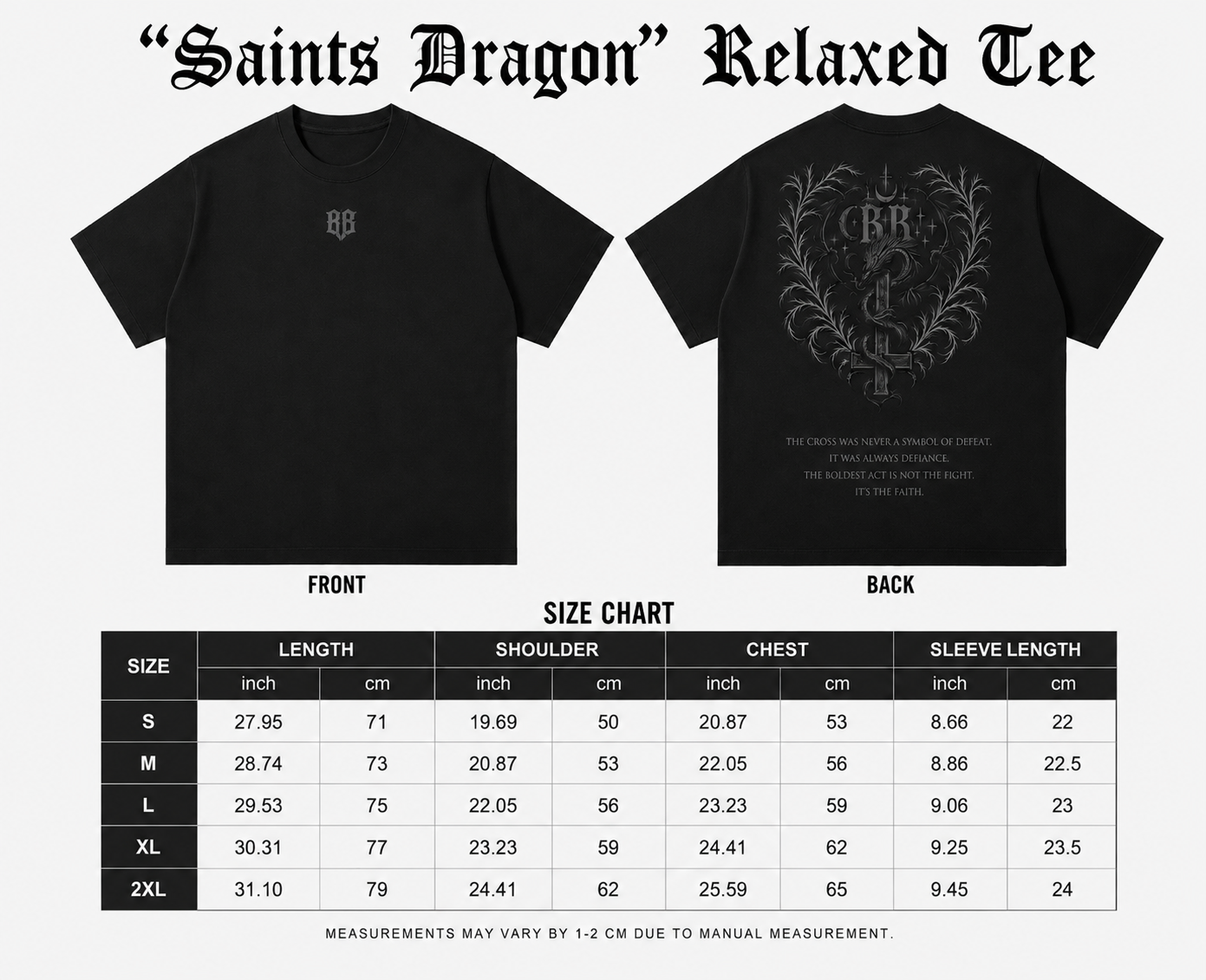 "Saints Dragon" Relaxed Tee